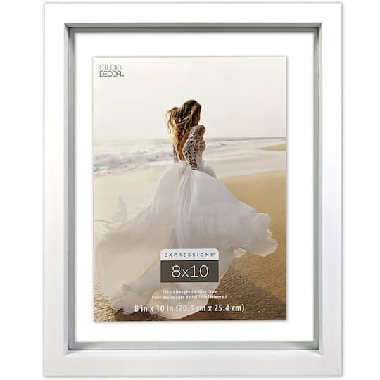White 8&#x22; x 10&#x22; Float Frame, Expressions&#x2122; by Studio D&#xE9;cor&#xAE;